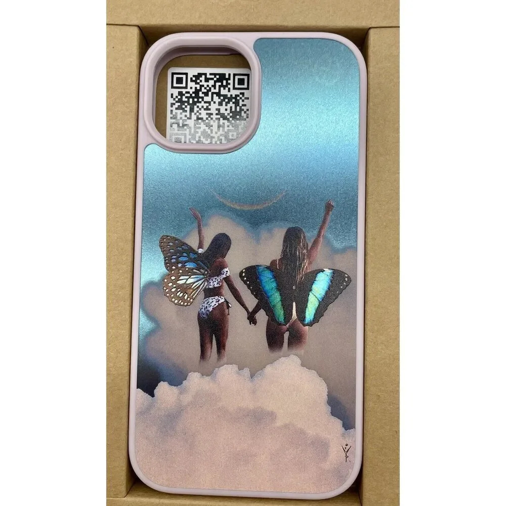 SOFI™ Bio Case for iPhone 15 Case MagSafe Butterfly Girls On Cloud Nine